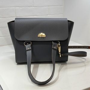 The Cambridge Satchel Company Small Emily Tote in Storm Matte Celtic Grain